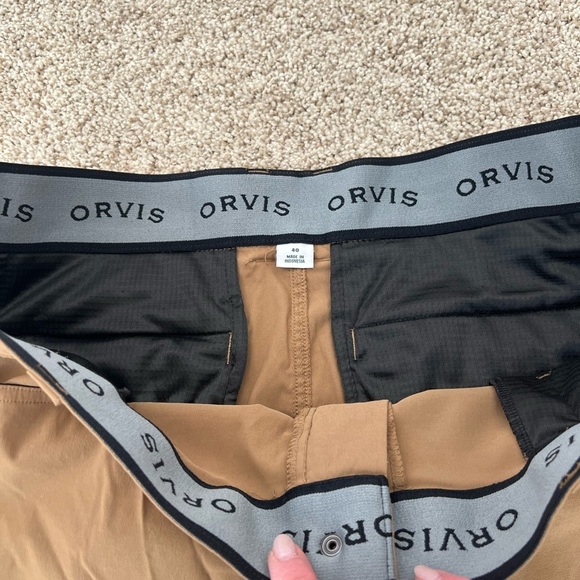 Orvis Men’s Cargo Shorts Tan Size 40 - Picture 4 of 4
